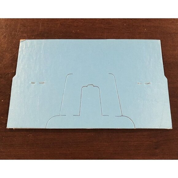 VTG NOEL R. CHAPIN CO. 1986 Mini Easel-Back Desk CALENDAR Blue 6.25" x 3.5" NOS - Picture 2 of 2